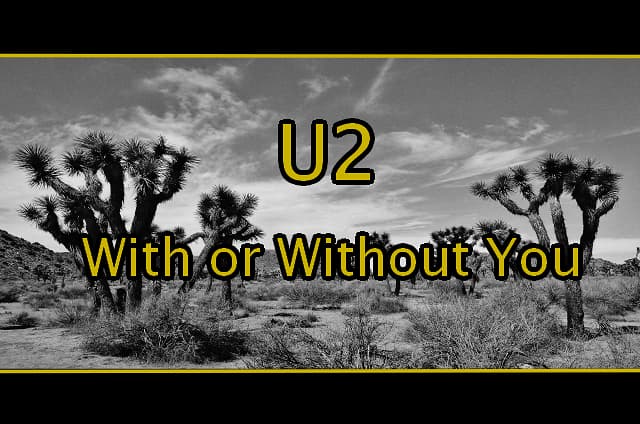 U2_With or Without You風セッティング