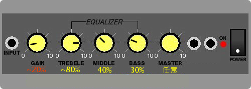 teenspiritアンプ設定